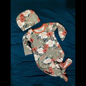 Knotted baby gown